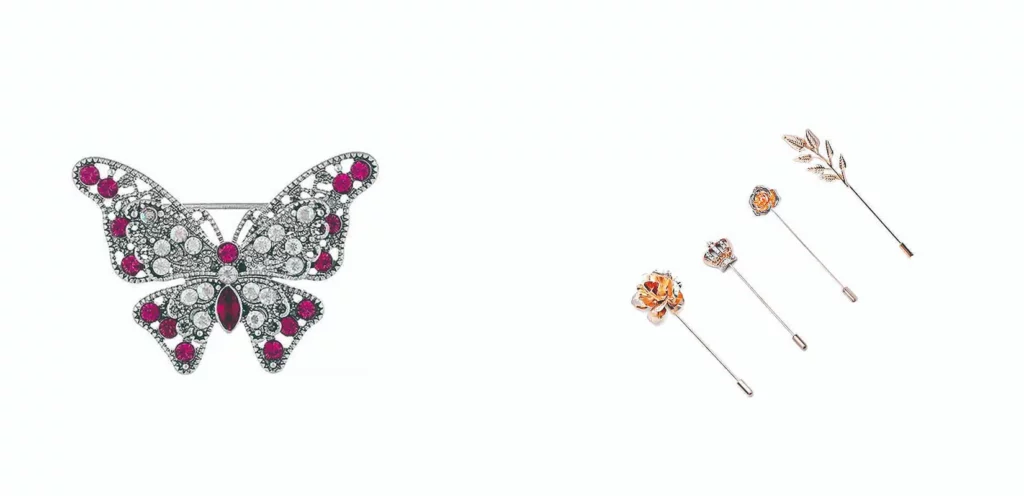 Brooch vs. Stick Pin