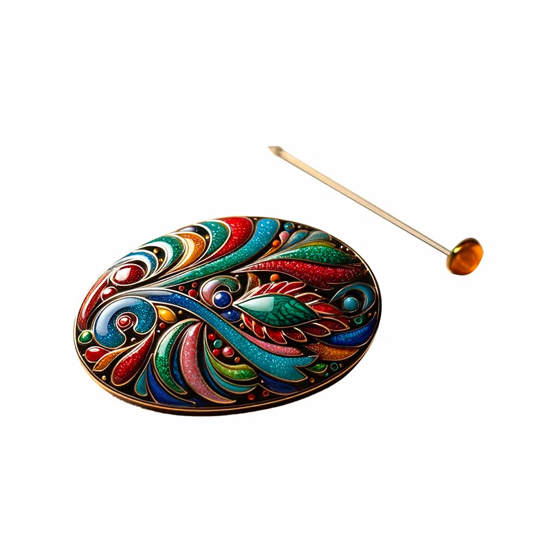 Enamel Brooches