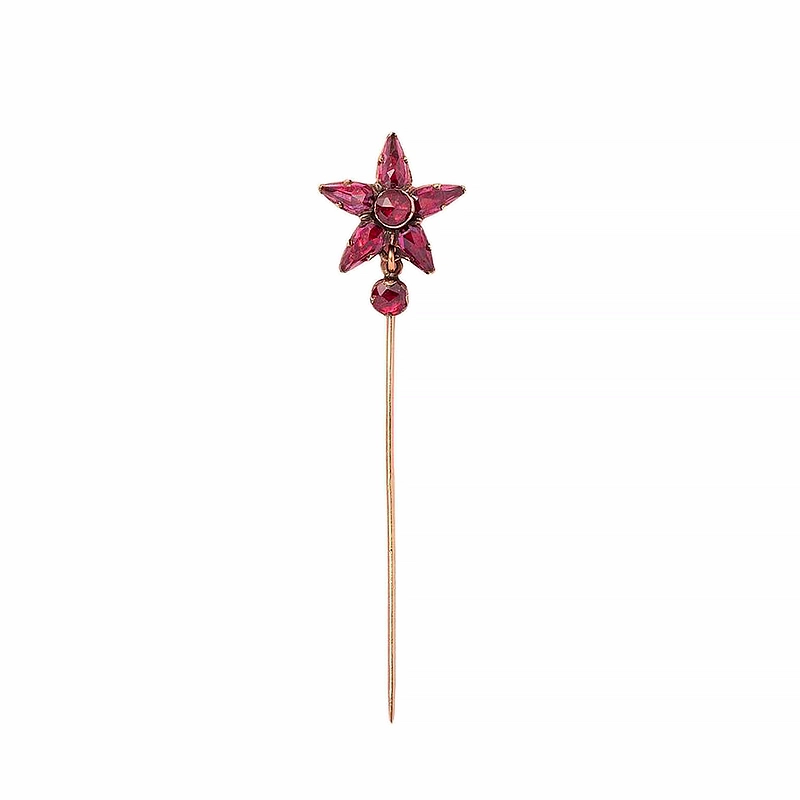 Gemstone-Ruby Pin