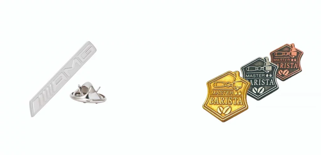 Lapel Pin vs. Badge Pin