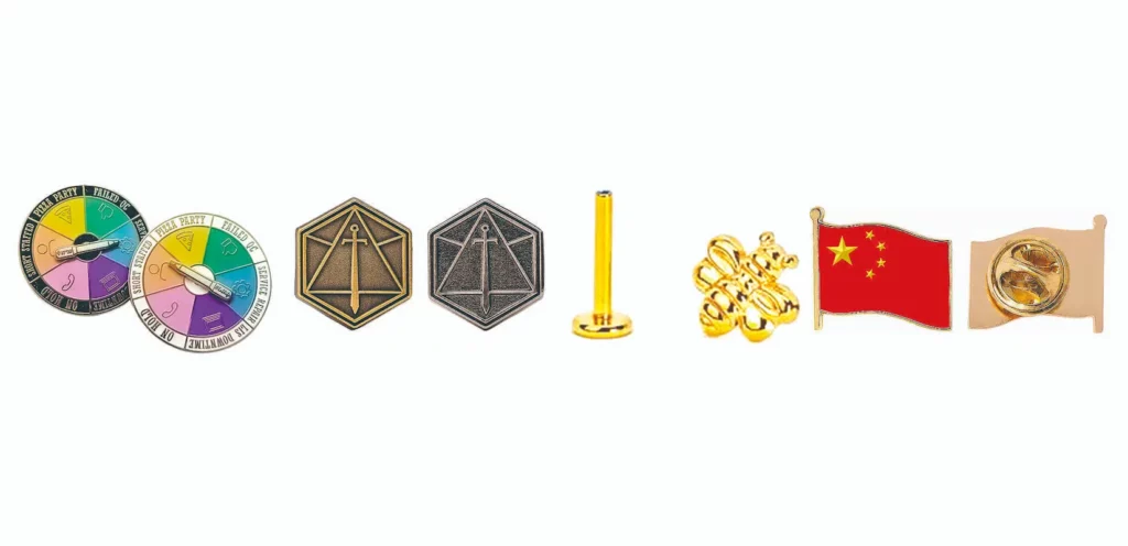 Pins Surface Coating Methods